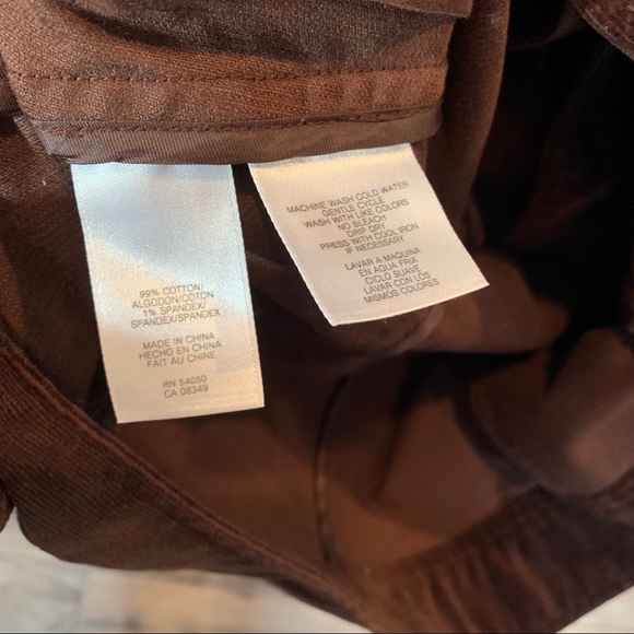 Jones New York Small Stretch Corduroy Jacket - Picture 2 of 3